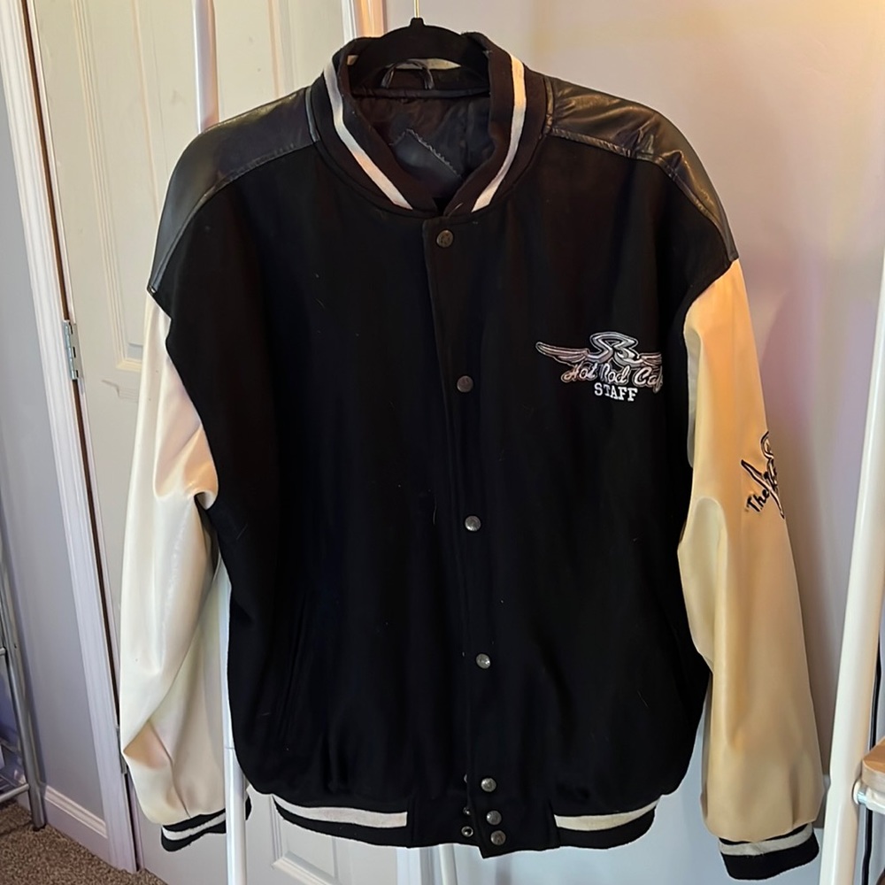 steve and barry’s hot rod cafe jacket